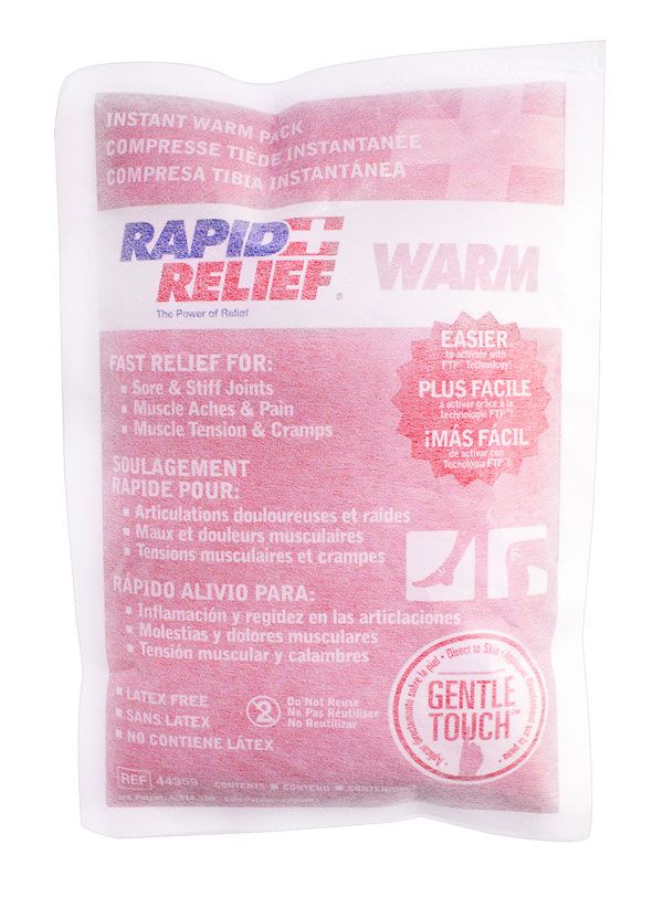 Rapid Relief Instant Warm Pack Large 5&quot;X 9&quot;