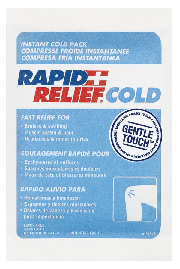 Rapid Relief Instant Cold Pack Small 4&quot;X 6&quot;