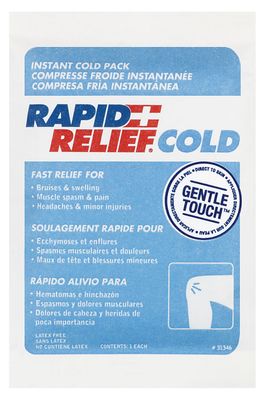 Rapid Relief Instant Cold Pack Small 4&quot;X 6&quot;
