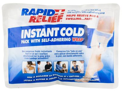 Rapid Relief Instant Cold Pack With Self Adhering Wrap 5&quot;X 9&quot;