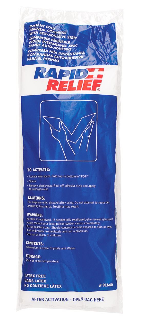 Rapid Relief Instant Cold Perineal Compress 5&quot;X 15&quot;