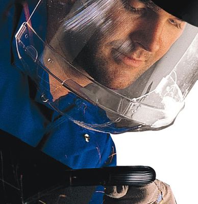Centurion Polycarbonate Facescreen with Chinguard