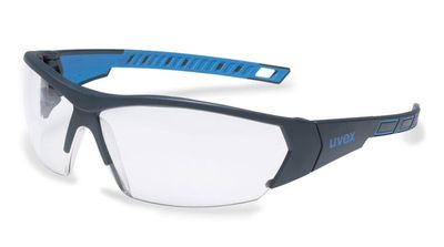 Uvex I-Works Anthracite/Blue Frame Safety Glasses