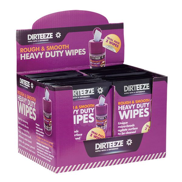 Dirteeze Rough and Smooth Heavy Duty Wipes