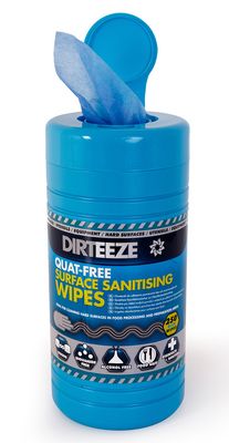 Dirteeze Quat-Free Surface Sanitising Wipes