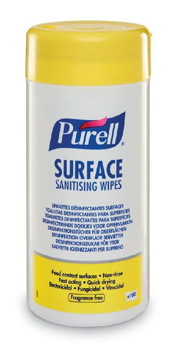 PURELL SURFACE SANITISING WIPES (TUB)