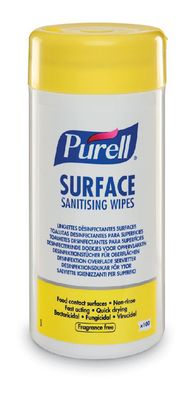 PURELL SURFACE SANITISING WIPES (TUB)