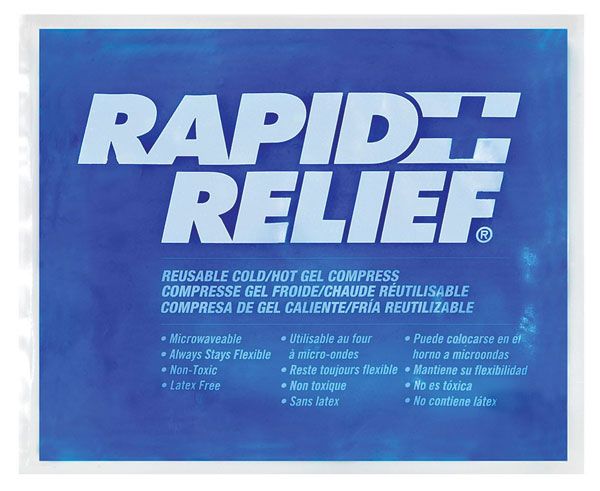 Rapid Relief Reusable Hot/Cold Gel Compress 9&quot;X 11&quot;