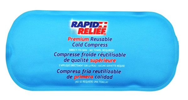 Rapid Relief Premium Reusable Cold Compress 5&quot;X 11&quot;
