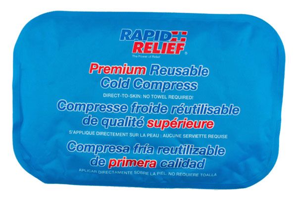 Rapid Relief Premium Reusable Cold Compress 8&quot;X 12&quot;