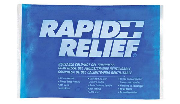 Rapid Relief Reusable Hot/Cold Gel Compress 4&quot;X 6&quot;