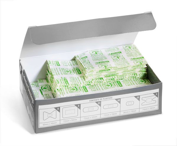 Click Medical Fabric Plasters Assorted Box 100
