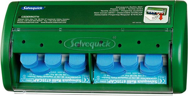 Salvequick Plaster Dispenser with 70 Detectable Plasters