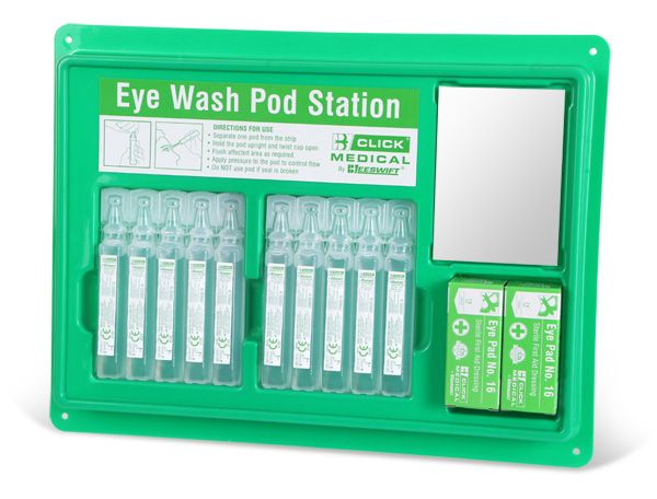 Click Medical Eyewash Pod Station (10X20ML)