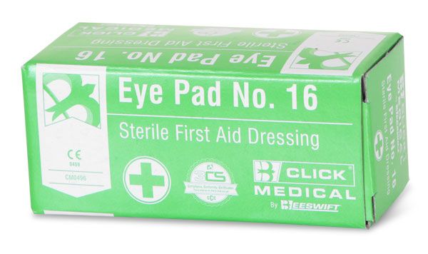 Click Medical Eye Pad No 16 Boxed