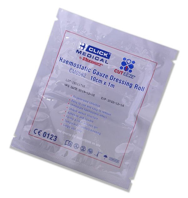 Click Medical Cuteeze Haemostatic Dressing Z Fold
