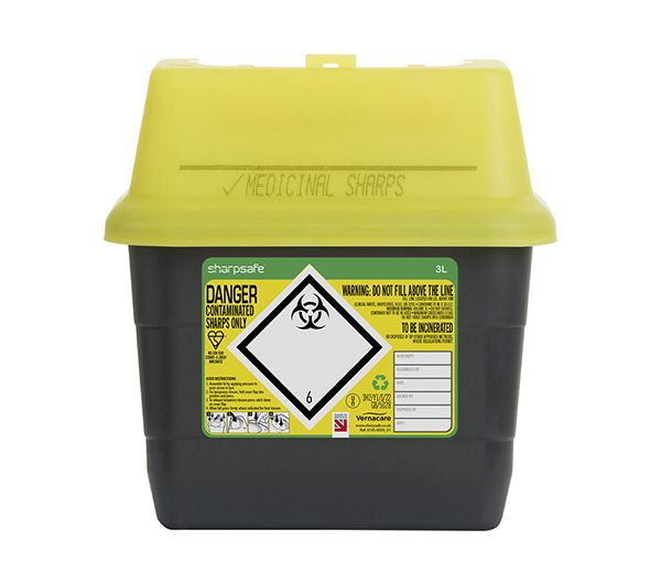 Sharpsafe Sharps Bin 3LTR