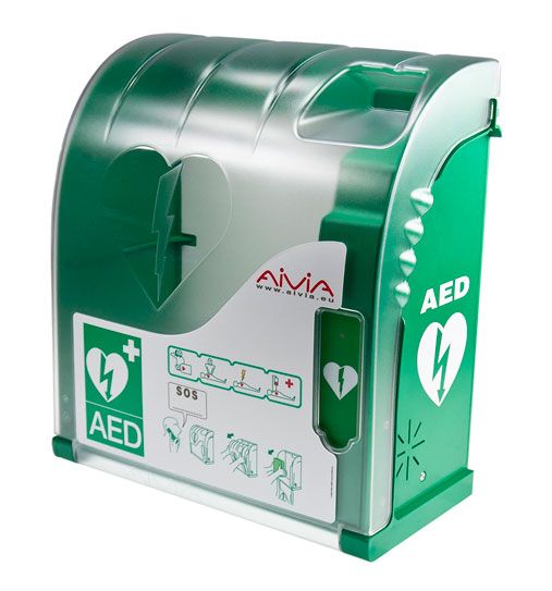 Aivia 200 Defibrillator Cabinet with Heating and Alarm