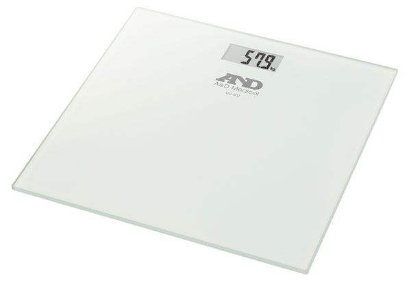 AND Glass Top Personal Digital Scales