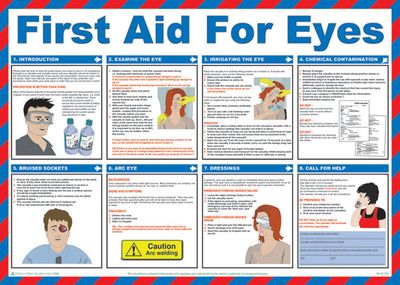 Click Medical First Aid for Eyes Poster