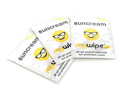 My Wipe Sun Cream Sachet Factor 25 SPF