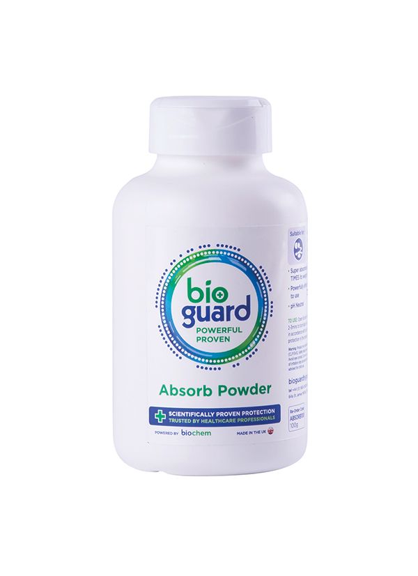 Bioguard Absorb Powder 100g Shaker Tub