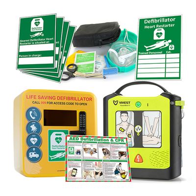 Vivest Power Beat Semi Automatic Defibrillator Outdoor Cabinet Package