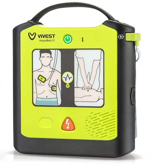 Vivest Power Beat Semi Automatic Defibrillator AED X1