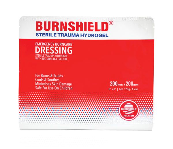 Burnshield Sterile Trauma Hydrogel Dressing 200MM x 200MM