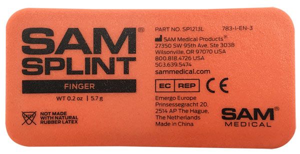 SAM Splint Finger 9.5 x 4.6CM