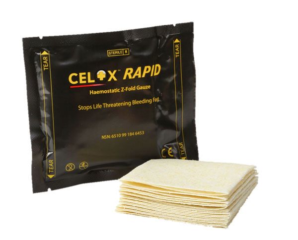 Cellox Rapid Haemostatic Gauze Z-Fold