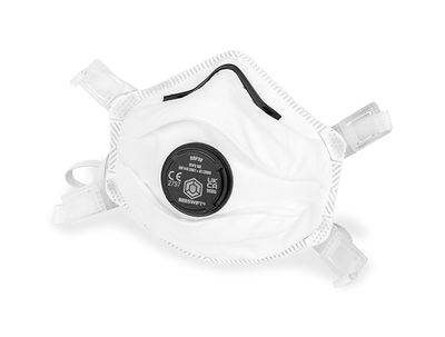 FFP3 MOULDED VALVED CUP RESPIRATOR