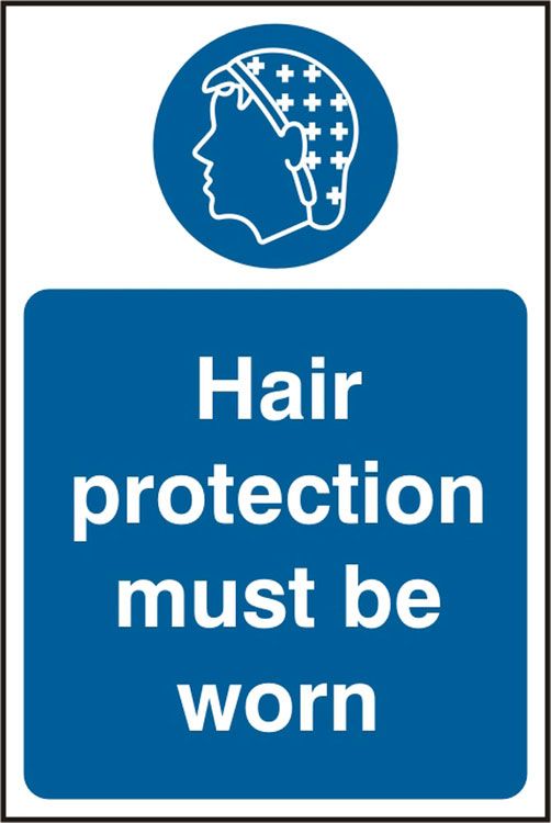 HAIR PROTECTION SIGN HAIR PROTECTION SIGN