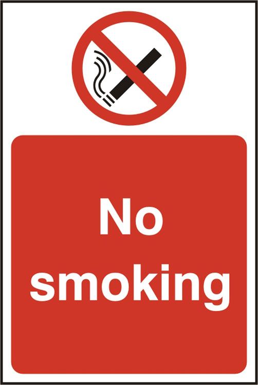 NO SMOKING SIGN