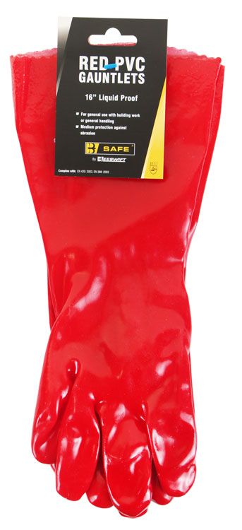 PVC GAUNTLET 16&quot;