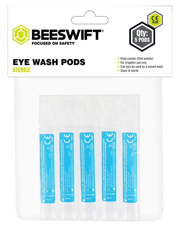 EYEWASH PODS PACK OF 5 X 20ML