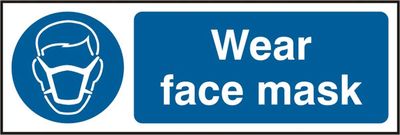 WEAR FACE MASK SIGN