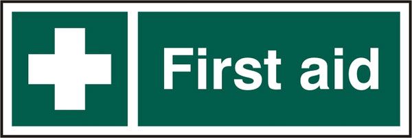 FIRST AID RIGID PVC SIGN