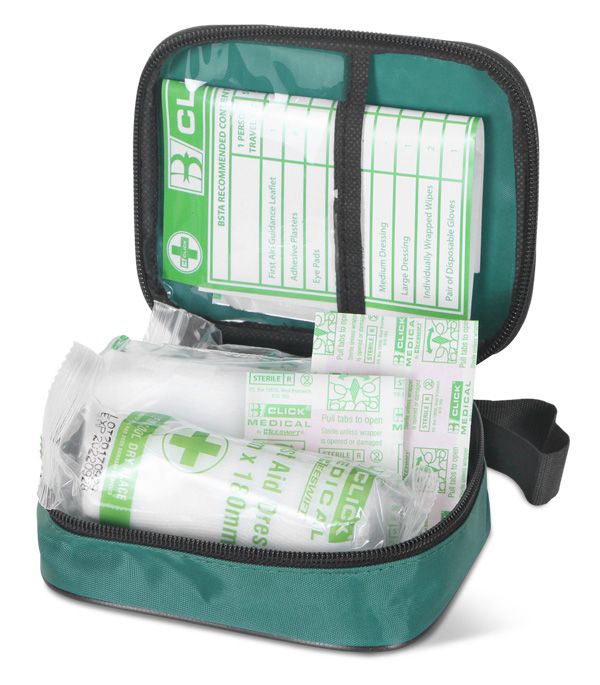 CLICK MEDICAL 1 PERSON FIRST AID KIT POUCH