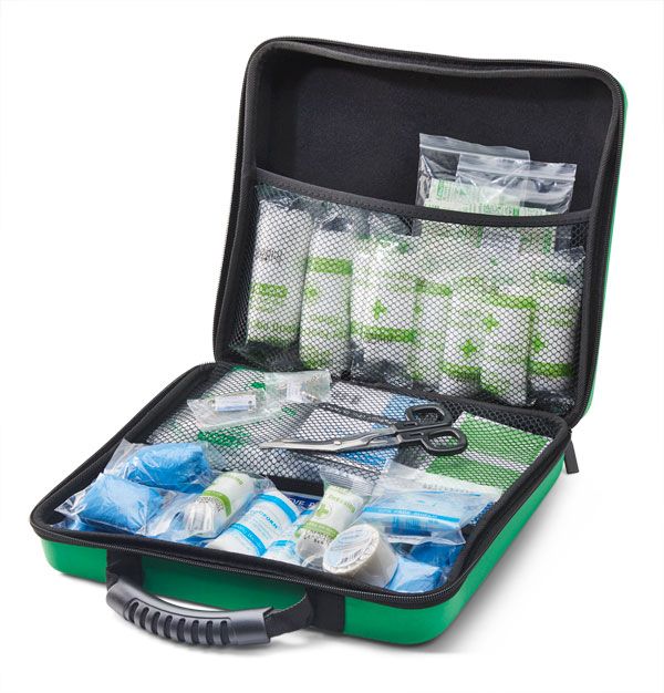 Click Medical BS8599-1 Medium First Aid Kit in Large FEVA Bag