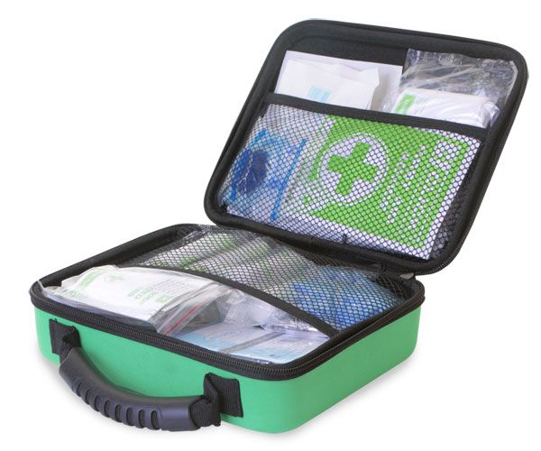 Click Medical BS8599-1 Small First Aid Kit in Medium FEVA Bag