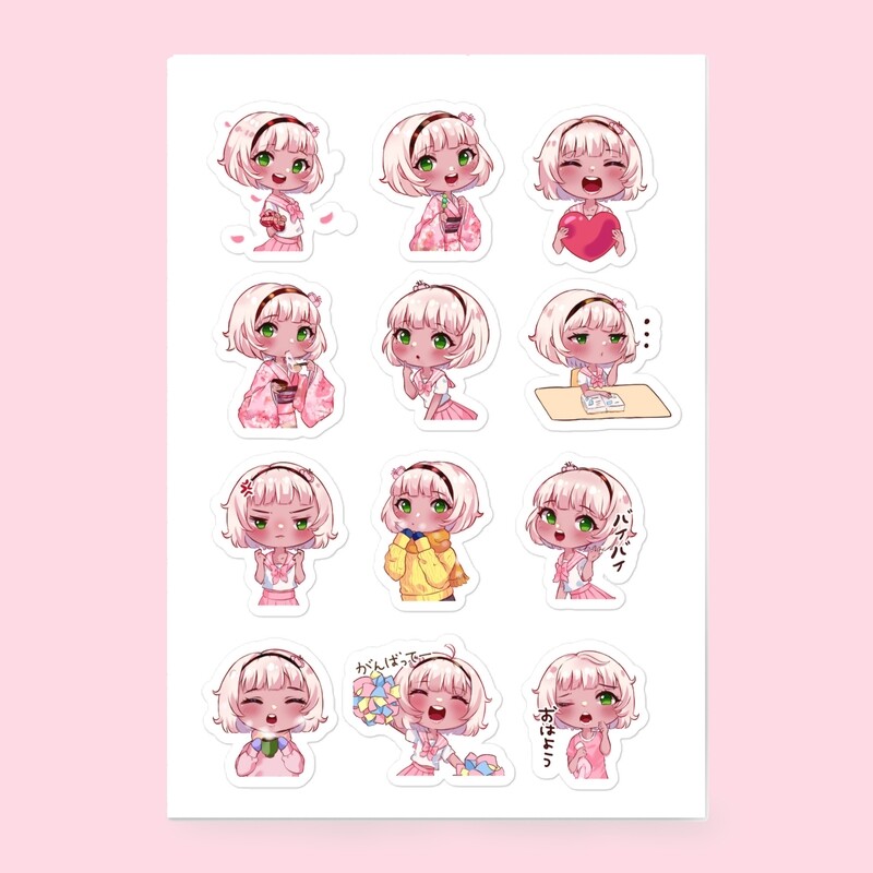 Ava Sticker sheet