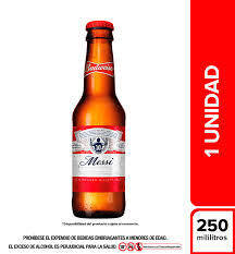 SIX PACK BUDWEISER BOTELLA 250 ML