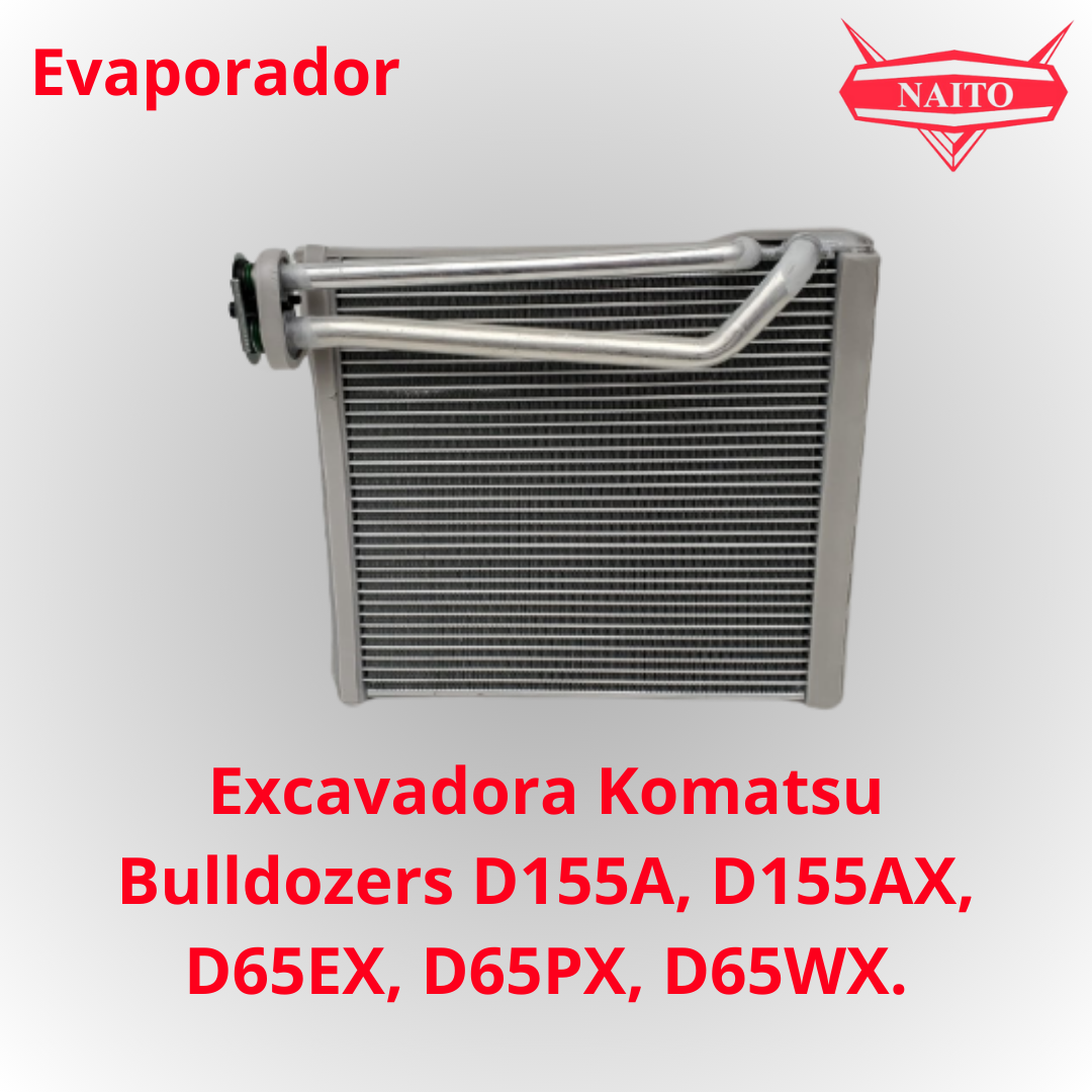 Evaporador Escavadora Komatsu Bulldozers D155A-D155AX-D6SEX-D65PX-D65WX.