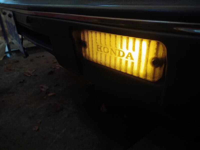 83-87 DX Prelude turn signal lenses-bumper