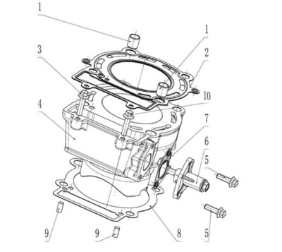 ASSIEME CILINDRO - CYLINDER ASSEMBLY