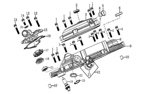COVER CARTER DESTRO - RIGHT CRANKCASE COVER