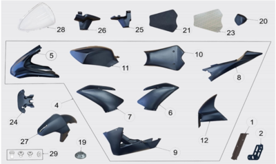 CARROZZERIA GREZZA / VERNICIATA