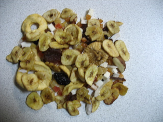 Gedroogd fruit met banaan 1 Kg.