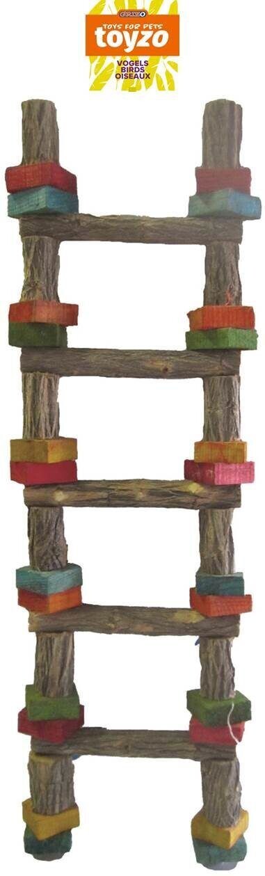 Ladder 5 treden hout 54cm.